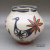 Ambrose Atencio, aasd2f201, Jar with bird, flower and geometric design