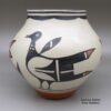Ambrose Atencio, aasd2f201, Jar with bird, flower and geometric design - Image 3