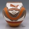 Gladys Paquin, ahla2e221a: Polychrome jar with a 4-panel design - Image 3