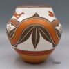 Gladys Paquin, ahla2e221a: Polychrome jar with a 4-panel design - Image 4