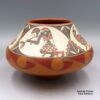 Lois Gutierrez, ahsc2e146, Polychrome jar with a 4-panel design