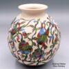 Diana Loya, aqcg1h546, Polychrome jar with bird, flower and vine design