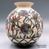 Diana Loya, aqcg1h546, Polychrome jar with bird, flower and vine design - Image 4
