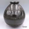 Armando Silveira, aqcg1h572, Black-on-black jar with a band of corrugation