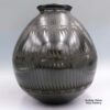 Armando Silveira, aqcg1h572, Black-on-black jar with a band of corrugation - Image 2