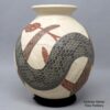 Humberto Guillen Rodriguez, aqcgd9279, Jar with serpent and geometric design - Image 2