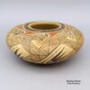 Fannie Nampeyo, btho2l253, Polychrome jar with geometric design and fire clouds