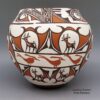 Jennie Laate, btzu2l256, Jar with deer-with-heart-line design - Image 4