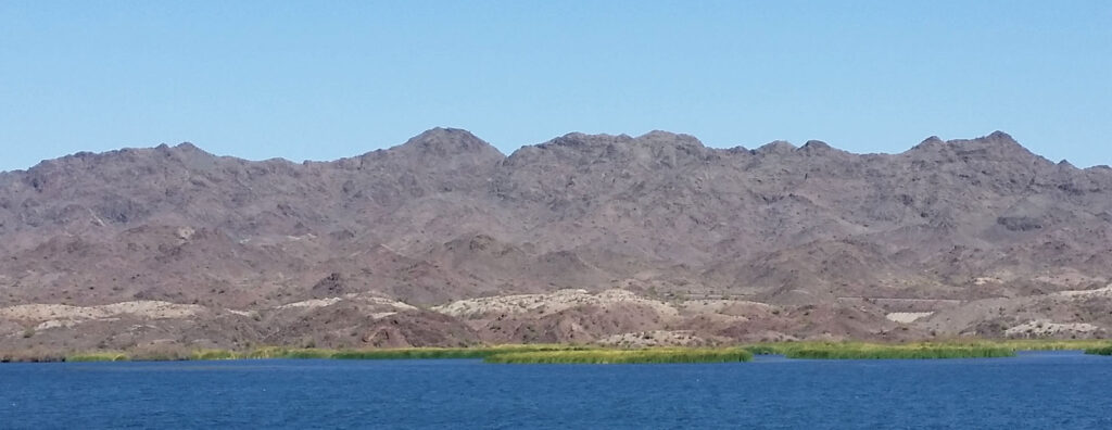 The Chemehuevi Mountains from the Lake Havasu area