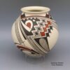 Juan Quezada Sr, cjcg2k060, Polychrome jar with geometric design