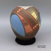 Lidia Lucero, cjcg2k063: Polychrome jar with cut opening and geometric design - Image 2
