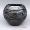Toni Roller, cjsc2k101: Black-on-black bowl with carved and painted avanyu design