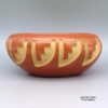 Belen Tapia, cjsc2k103, Red bowl with carved geometric design - Image 3