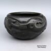 Blue Corn, cjsi2k095, Bowl with carved avanyu design