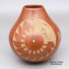 Juan Tafoya, cjsi3c230, Red jar with sgraffito design and inlays