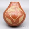 Juan Tafoya, cjsi3c230, Red jar with sgraffito design and inlays - Image 3