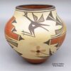 Elizabeth Medina, cjza3c222, Jar with roadrunner and geometric design