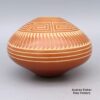 Dennis Daubs, cmje2l084, Red jar with sgraffito geometric design - Image 3