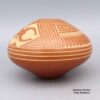 Dennis Daubs, cmje2l084, Red jar with sgraffito geometric design - Image 4