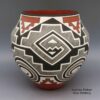 Myron Sarracino, cmla2l083: Polychrome jar with geometric design