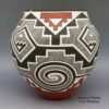 Myron Sarracino, cmla2l083: Polychrome jar with geometric design - Image 3
