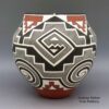 Myron Sarracino, cmla2l083: Polychrome jar with geometric design - Image 4