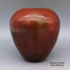 Alice Cling, cmnv2k210, Polished brown jar with fire clouds - Image 3