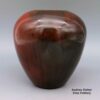 Alice Cling, cmnv2k210, Polished brown jar with fire clouds - Image 4