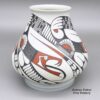 Juan Quezada Sr, crcg3b230, Polychrome jar with a serpent geometric design