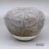 Marie Z Chino, dkac3c265, Black-on-white jar with a geometric design - Image 2