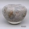 Marie Z Chino, dkac3c265, Black-on-white jar with a geometric design - Image 3