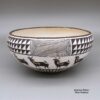 Rose Chino Garcia, dkac3c273, Bowl with deer-with-heart-line design