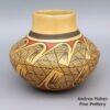 Elva Nampeyo, esho2g041, Polychrome jar with a geometric design and fire clouds