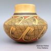 Elva Nampeyo, esho2g041, Polychrome jar with a geometric design and fire clouds - Image 4