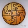 Violet Huma, esho2g083, Polychrome bowl with geometric design and fire clouds