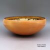 Violet Huma, esho2g083, Polychrome bowl with geometric design and fire clouds - Image 2