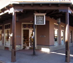 The front door of Andrea Fisher Fine Pottery