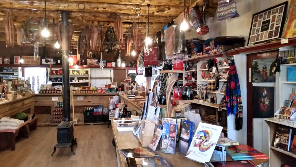 A look at the many goods for sale or trade at the Hubbell Trading Post in Ganado on the Diné Nation