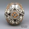 Helen Naha, jbho2h116: Polychrome jar with geometric design - Image 4