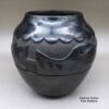 Christina Naranjo, jbsc3b090, Jar carved with an avanyu and geometric design