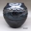 Christina Naranjo, jbsc3b090, Jar carved with an avanyu and geometric design - Image 3