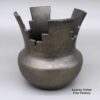 Angie Yazzie, jhta3b162, Micaceous black prayer bowl