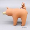Dorothy Herrera, lcco3b100, Bear figure with a cub and a fish - Image 2