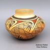Leah Nampeyo, leho2h293, Polychrome jar with geometric design and fire clouds