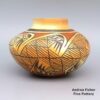 Leah Nampeyo, leho2h293, Polychrome jar with geometric design and fire clouds - Image 3