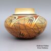 Leah Nampeyo, leho2h293, Polychrome jar with geometric design and fire clouds - Image 4