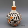 Elizabeth Waconda, lkac2l315, Wedding vase with braided handle and geometric design - Image 4