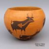 Carmel Lewis, lkac2l323, Black-and-red bowl with deer-with-heart-line design