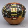 Lawrence Namoki, lkho2l281: Polychrome jar with sgraffito and painted dancer, serpent, dragonfly, and geometric design - Image 2