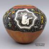 Lawrence Namoki, lkho2l281: Polychrome jar with sgraffito and painted dancer, serpent, dragonfly, and geometric design - Image 3
